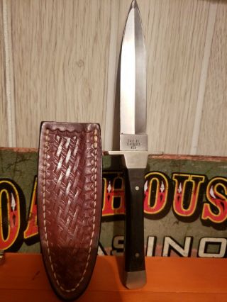 Vintage Case Xx Stainless Usa 1965 - 69 P62 - 4 1/2 Boot Knife With Sheath