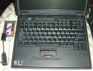 Vintage IBM ThinkPad 770Z Type 9549 Laptop 366 mhz 320mb DVD ROM WINXP SP3 12V A 4