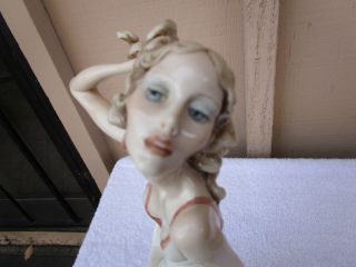 RARE Florence Giuseppe Armani SUMMER SEASHORE Female Figurine Sculpture 0540L 10