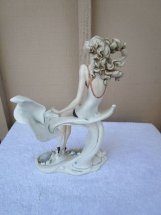RARE Florence Giuseppe Armani SUMMER SEASHORE Female Figurine Sculpture 0540L 5