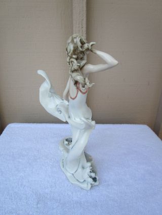 RARE Florence Giuseppe Armani SUMMER SEASHORE Female Figurine Sculpture 0540L 6