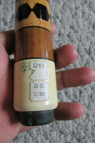 RETIRED VINTAGE 1984 - 1990 SERIES D - 11 MCDERMOTT COLLECTABLE POOL CUE 5