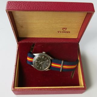 Vintage Rolex Tudor 1959 Oyster Prince Automatic Chocolate Dial Men 