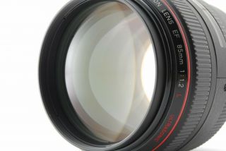 Canon EF 85mm F1.  2L USM Lens,  From Japan,  Near Condi,  Valuable,  Rare,  TK0864 5