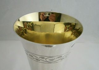 Sterling Silver Goblet John Crussell 1977 Limited Edition 141 / 200 - 7oz 2