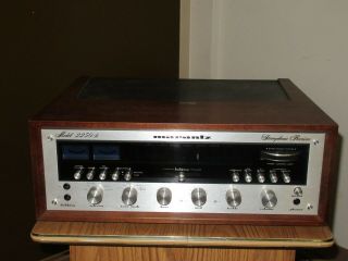 Marantz 2250B Stereo Vintage Receiver Amplifier with Wood Case Fully Restored 2