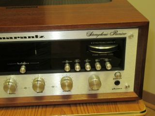Marantz 2250B Stereo Vintage Receiver Amplifier with Wood Case Fully Restored 4