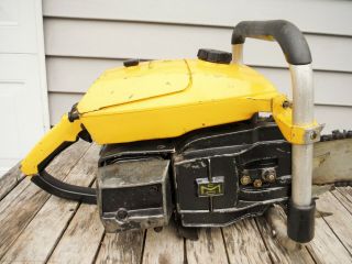 VINTAGE MCCULLOCH PRO 125C SP125 CHAINSAW NR NON - RUNNING 4