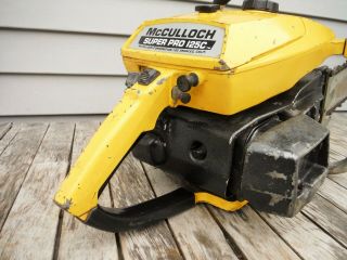 VINTAGE MCCULLOCH PRO 125C SP125 CHAINSAW NR NON - RUNNING 8