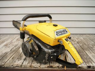 VINTAGE MCCULLOCH PRO 125C SP125 CHAINSAW NR NON - RUNNING 9