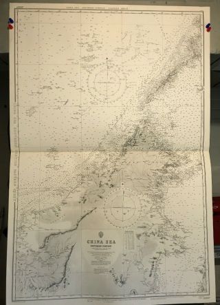 China Sea Southern Portion Navigational Chart / Hydrographic Map 2660b Palawan