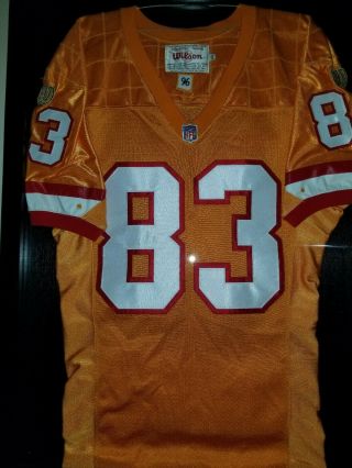 1996 Tampa Bay Buccaneers Dave Moore Signed Game Worn Jersey Rare Issued