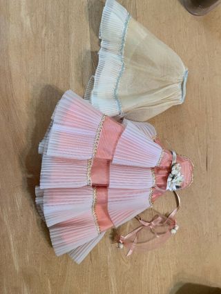 Pink/peachy Formal Type Strapless Dress Tagged Mary Hoyer And Half Slip