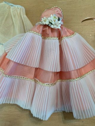 Pink/peachy Formal Type Strapless Dress Tagged Mary Hoyer And Half Slip 2