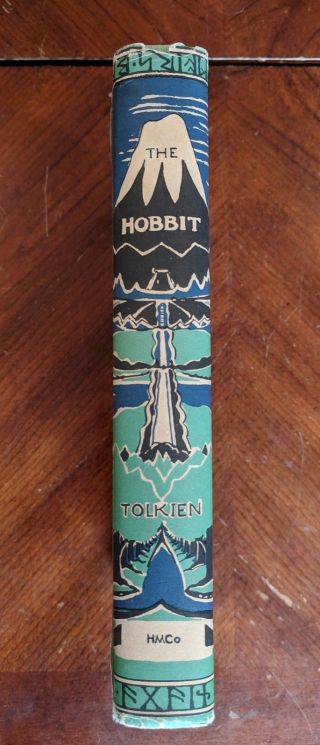The Hobbit 1st Edition J.  R.  R.  Tolkien Vintage Near Fine Hardcover w/DJ $3.  95 3