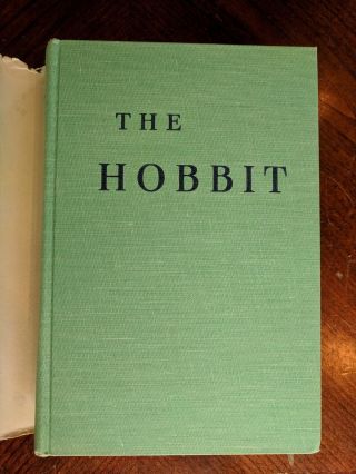 The Hobbit 1st Edition J.  R.  R.  Tolkien Vintage Near Fine Hardcover w/DJ $3.  95 7