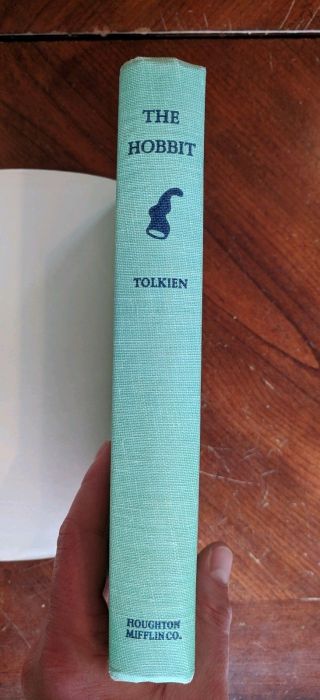 The Hobbit 1st Edition J.  R.  R.  Tolkien Vintage Near Fine Hardcover w/DJ $3.  95 8
