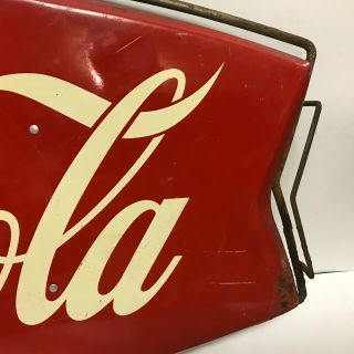 VINTAGE 1960 Coca Cola Fishtail Soda Pop Gas Station 26 