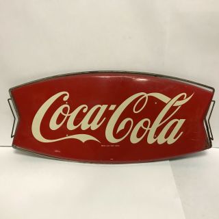 VINTAGE 1960 Coca Cola Fishtail Soda Pop Gas Station 26 