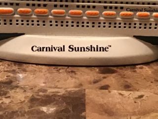 Carnival Sunshine Cruise Ship.  No Chips Or Cracks