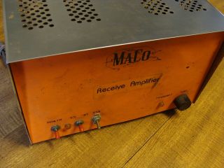 Maco Receiver Amplifier Linear Power Cb Ham Hf Vintage Tube Base Radio Ssb
