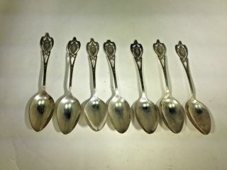 Seven Lunt Monticello Sterling Silver 5 O 