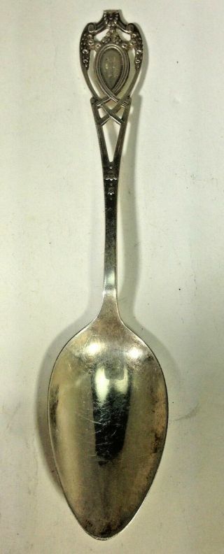 Seven Lunt Monticello Sterling Silver 5 O ' Clock Spoons 5 3/8 