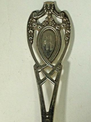 Seven Lunt Monticello Sterling Silver 5 O ' Clock Spoons 5 3/8 