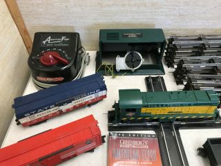 Vintage American Flyer Train Set W/ Tracks,  Transformer,  Cars,  Accessories 10