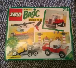 Vintage Lego Basic Building Set 715 - 1990