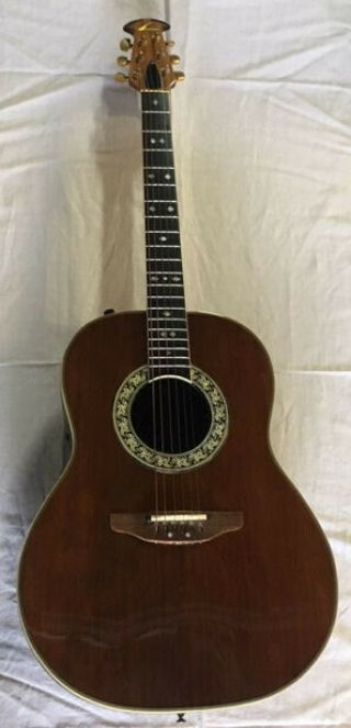 Rare 1978 Ovation Stereo Legend Limited Edition 1651 Nutmeg Guitar