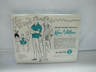 NRFB Vintage Barbie 1964 KEN & ALLEN 1417 ROVIN ' REPORTER Doll Outfit Camera 2