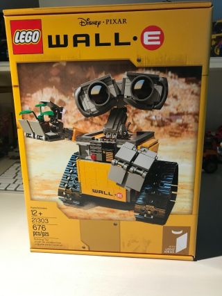 Lego 21303 Ideas Wall - E Pixar Disney Movie Rare Classic