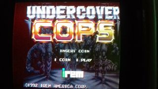 Rare Undercover Cops Irem Japan Pcb Jamma