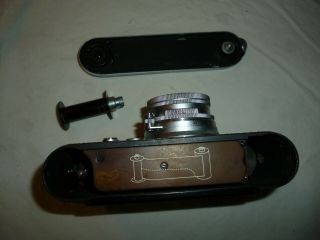 Leica M3 Vintage Range Finder Camera W/ Lens 755576 Leitz Silver Summicron Case 5