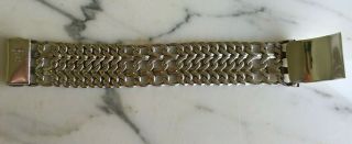 Vintage Old Mexico Sterling Silver.  925 Bracelet 1 - 1/4 " W.  X 7 - 1/2 " L.