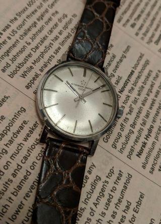 Eterna Matic Kontiki Automatic 1965 Vintage Watch 138t