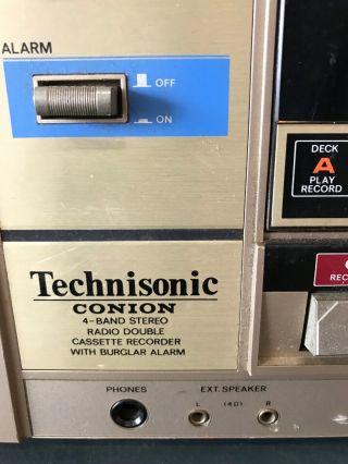 Technisonic Conion CF 999 Vintage Boombox Ghetto blaster 8