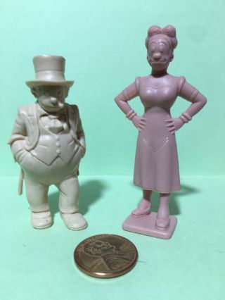 Marx Plastic Figures Jiggs Maggie Bringing Up Father Comic Strip Characters
