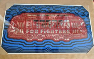 Foo Fighters Poster Fillmore Orleans 5/15/19 48/50 Extermely Rare Version