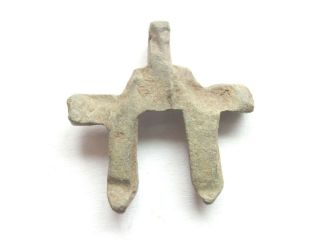 Ancient CELTIC WARRIORS Bronze Amulet / Talisman Stylised HUMAN FIGURE - 700 BC 5