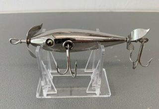 Vintage Pflueger Metalized Minnow Fishing Lure