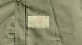 WW2 US Army Military Khaki Cotton Dress Uniform Shirt 2