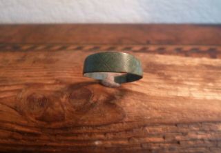 Decorated Anglo Saxon Or Norse Viking Ring - British Detecting Find
