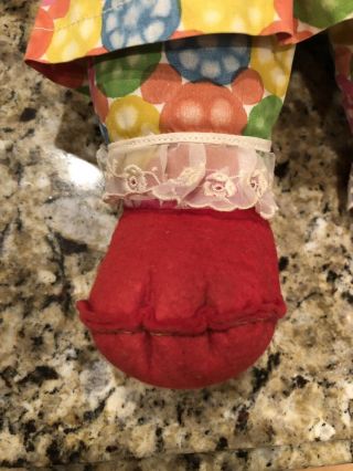 Vintage Rushton Star Creation Stuffed Toy Easter Bunny Rabbit Rubber Face 5