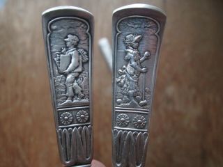 Rare - PIPER 1882 pattern - GORHAM - STERLING - 3 pc YOUTH SET of FLATWARE 2