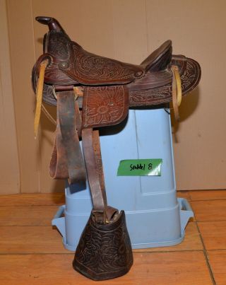 Western Saddle 16 Ralide Tree Tool Vintage Leather Horse Equestrian Collectible