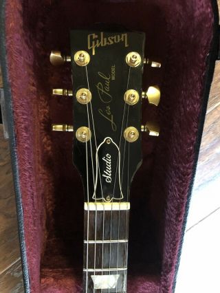 Vintage 1996 Gibson Les Paul Studio Guitar Rare HSC 10