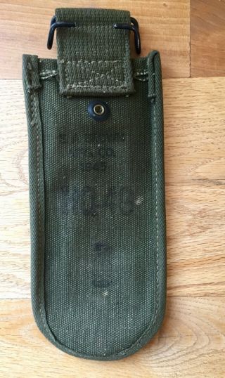 Vintage Wwii Ww2 Canvas Wire Cutter Pouch E.  A.  Brown Mfg.  Co.  1945 Hq 49