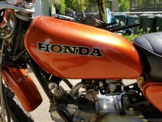 Vintage 1972 Honda Xl70 Body Set Tank Fenders Side Covers Headlight Full Repaint
